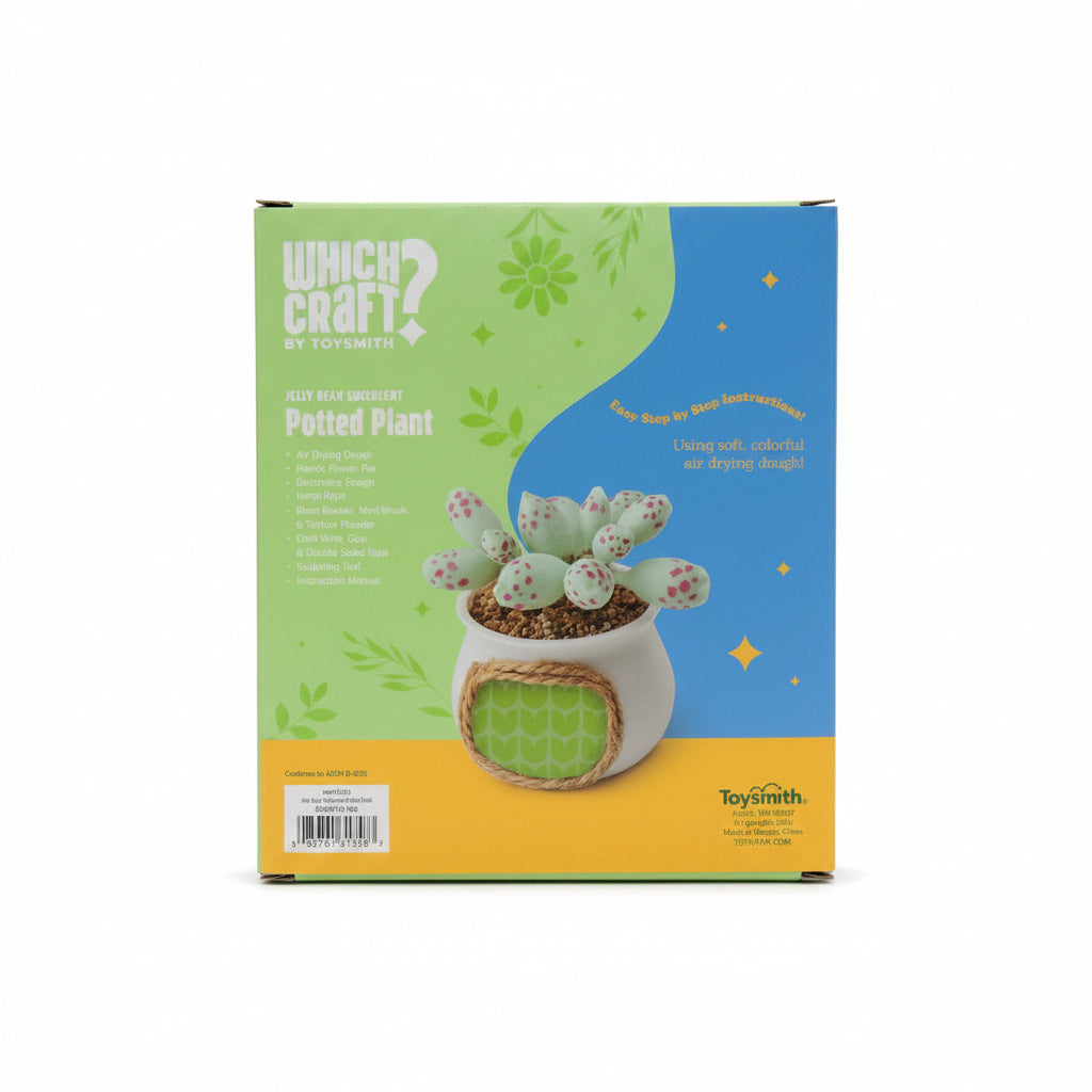 Jelly Bean Succulent Potted Plant Clay Kit