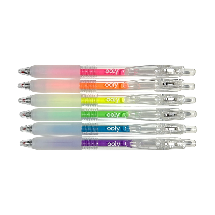 Jelly Gloss 6 Neon Deco Gel Pens