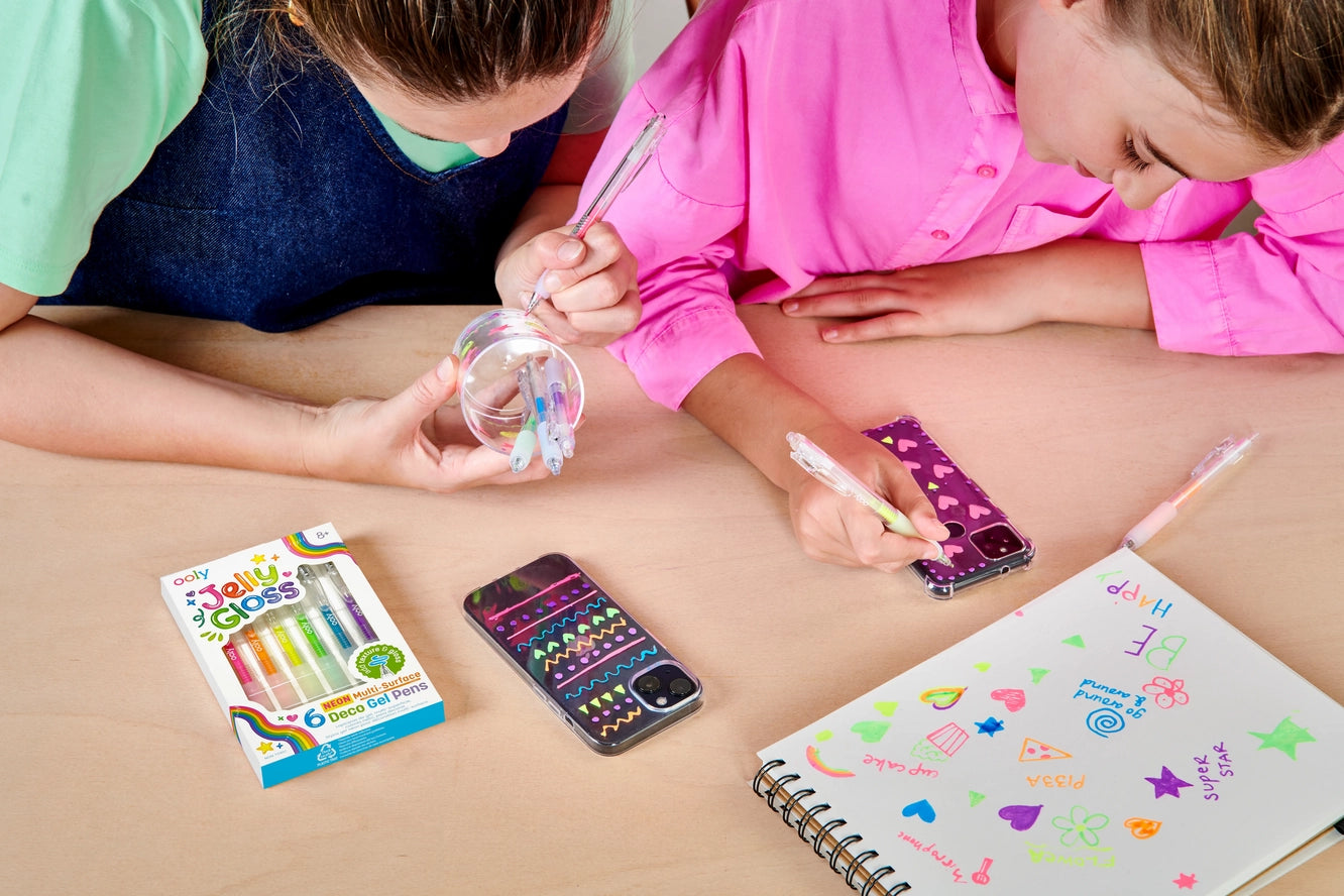 Jelly Gloss 6 Neon Deco Gel Pens