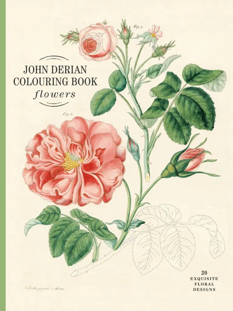 John Derian Flowers Colouring Book