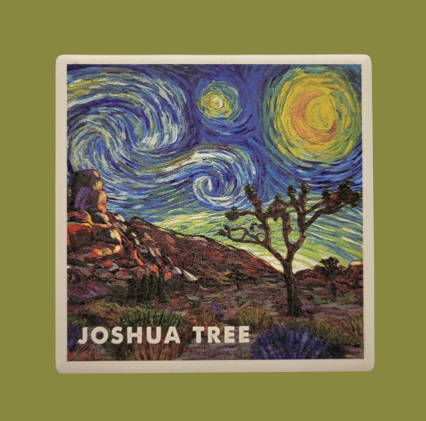 Joshua Tree National Park California Starry Night Coaster