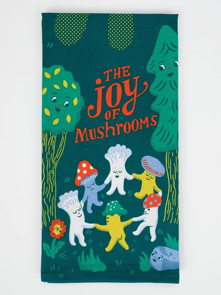 Joy Of Mushrooms Dish Towel