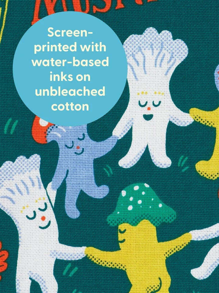 Joy Of Mushrooms Dish Towel