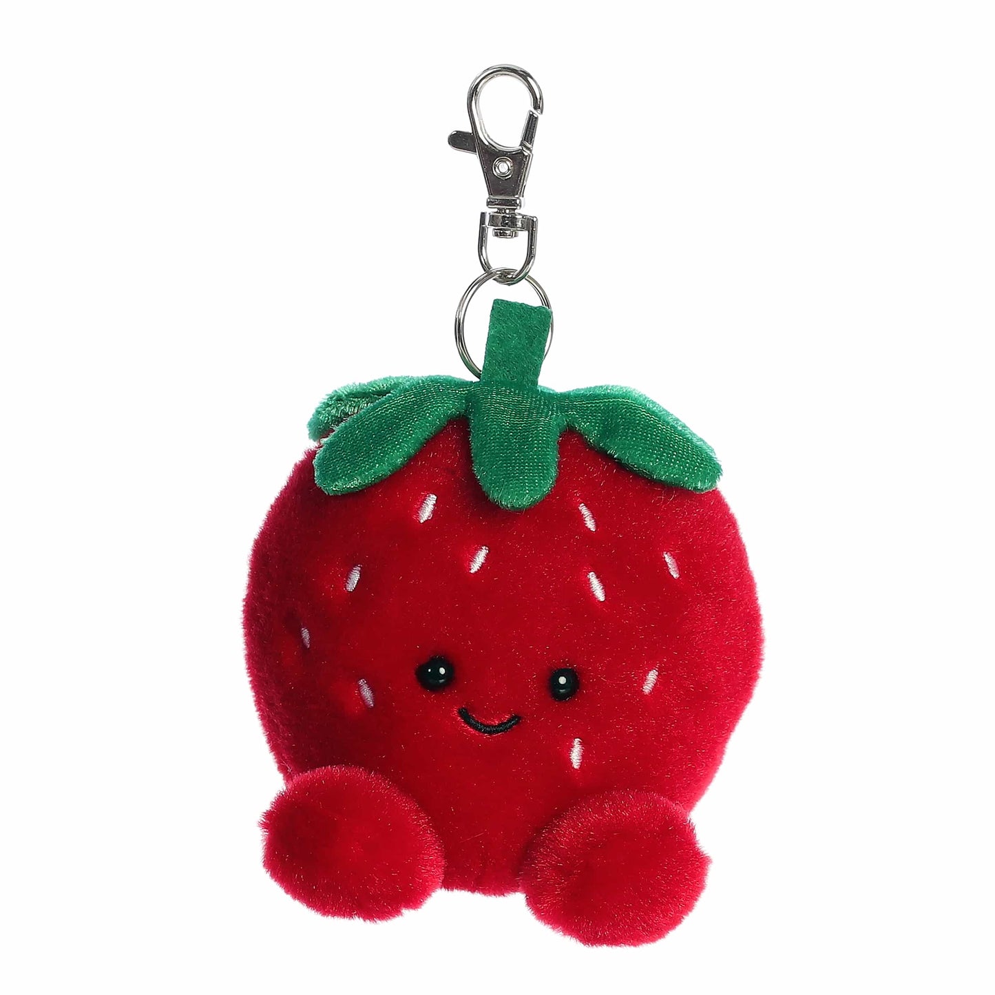 Juicy Strawberry Clip-On Palm Pals Plush 4"