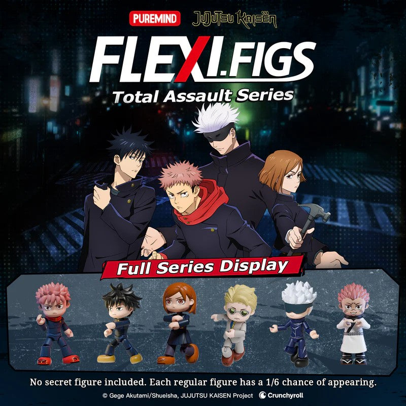 Jujutsu Kaisen Total Assault Flexi Figs Blind Box Vol 1