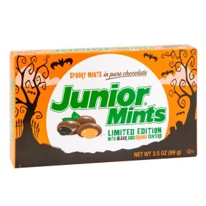Junior Mints Spooky Black & Orange Theater Box