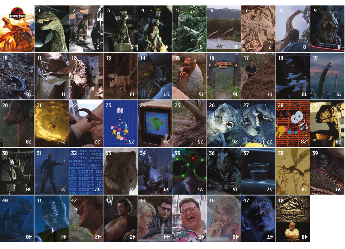 Jurassic Park Family Bingo