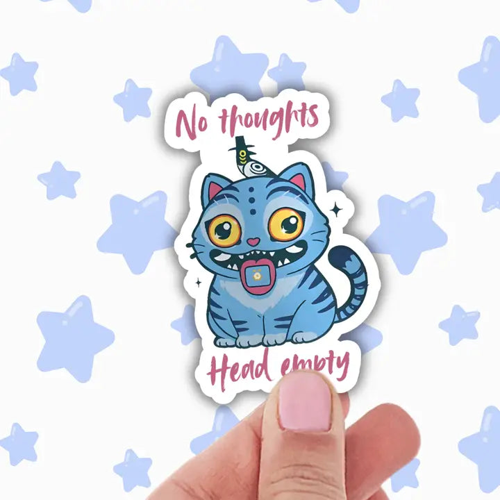 K-Pop Head Empty Tiger Demon Hunter Sticker