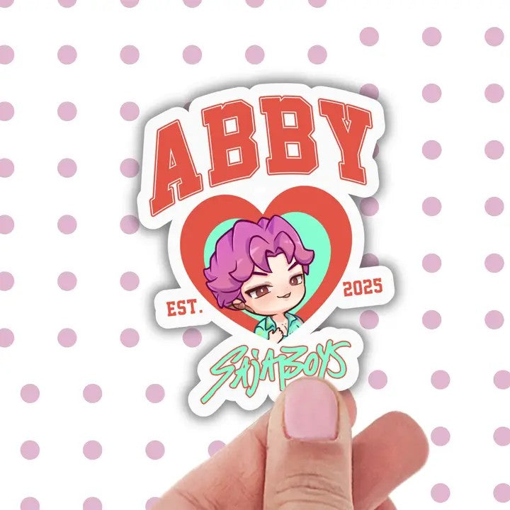 K-Pop Saja Boys Abby Heart Demon Hunter Sticker