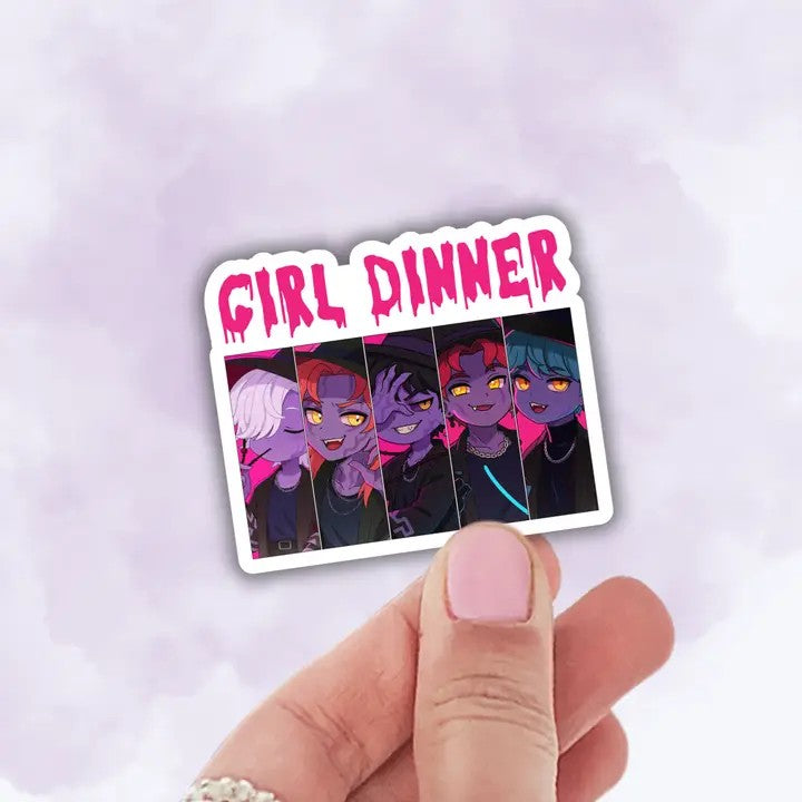 K-Pop Saja Boys Girl Dinner Demon Hunter Sticker