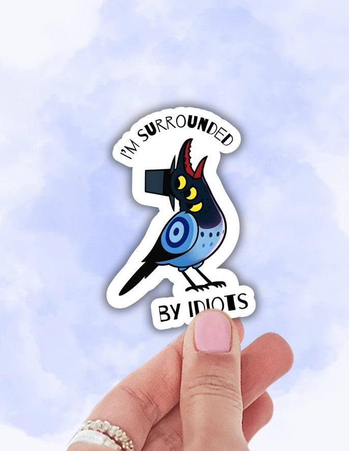 K-Pop Surrounded By Idiots Bird Demon Hunter Sticker