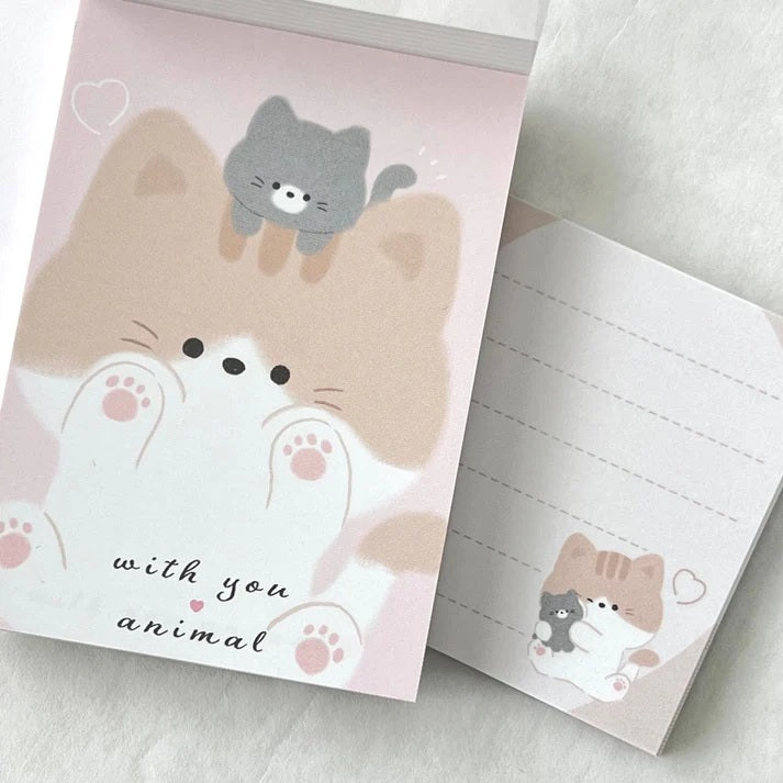 Kamio Cat Mini Note Pad