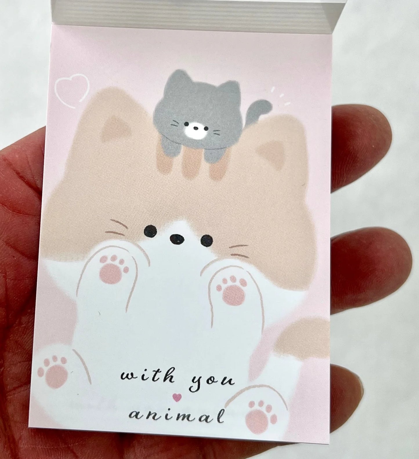 Kamio Cat Mini Note Pad