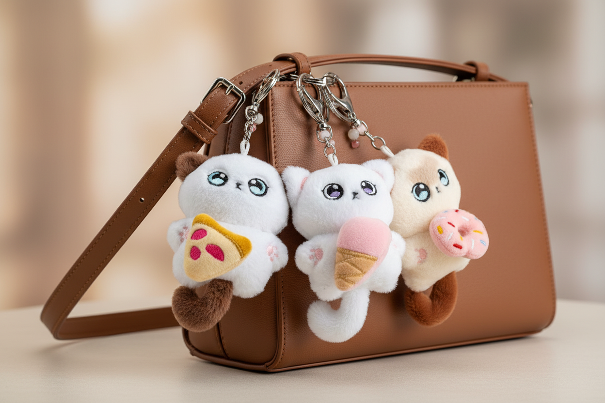 Kawaii Cutiez Animal Bag Clip Cat Assorted