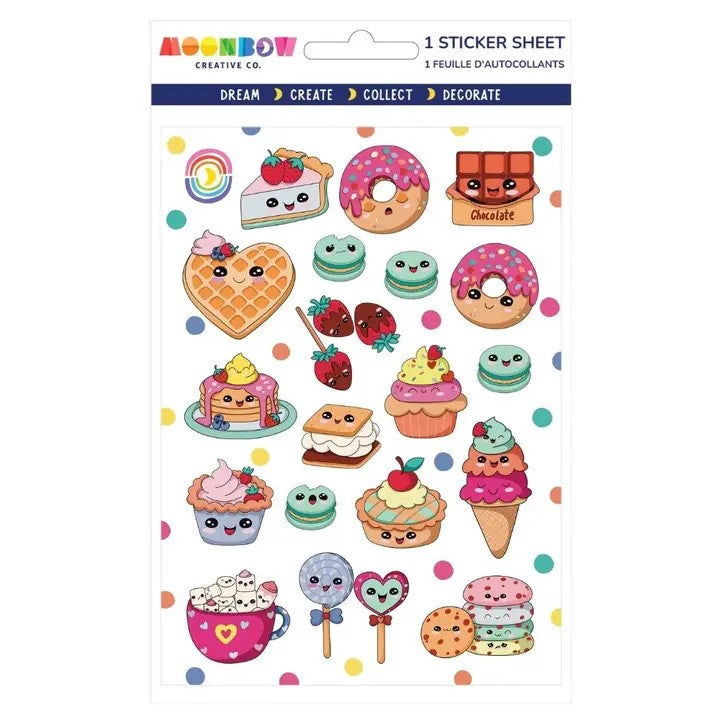 Kawaii Cravings Glossy Sticker Sheet
