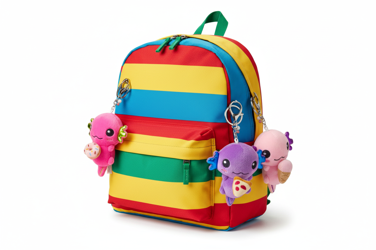 Kawaii Cutiez Animal Bag Clip Axolotl Assorted