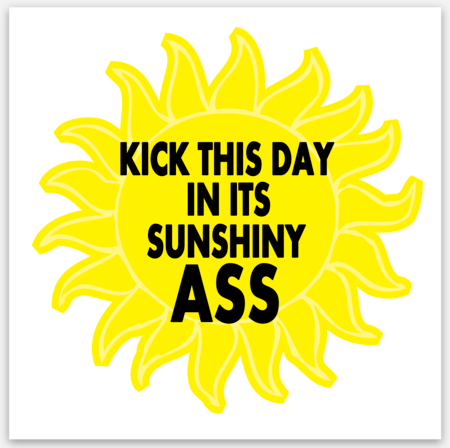 Kick This Day Vinyl Sticker