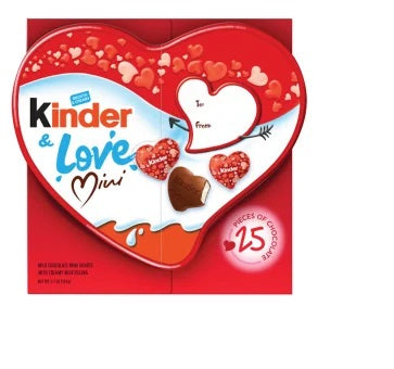 Kinder & Love Milk Chocolate Mini Hearts 3.7 oz