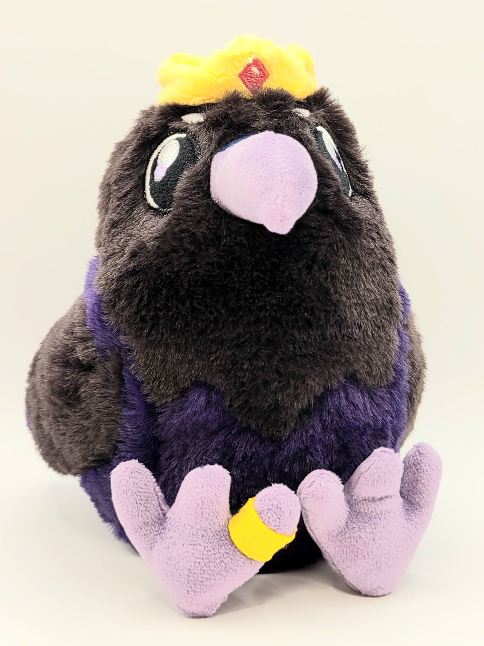 King Raven Plush Snugglemi Snackers 6"