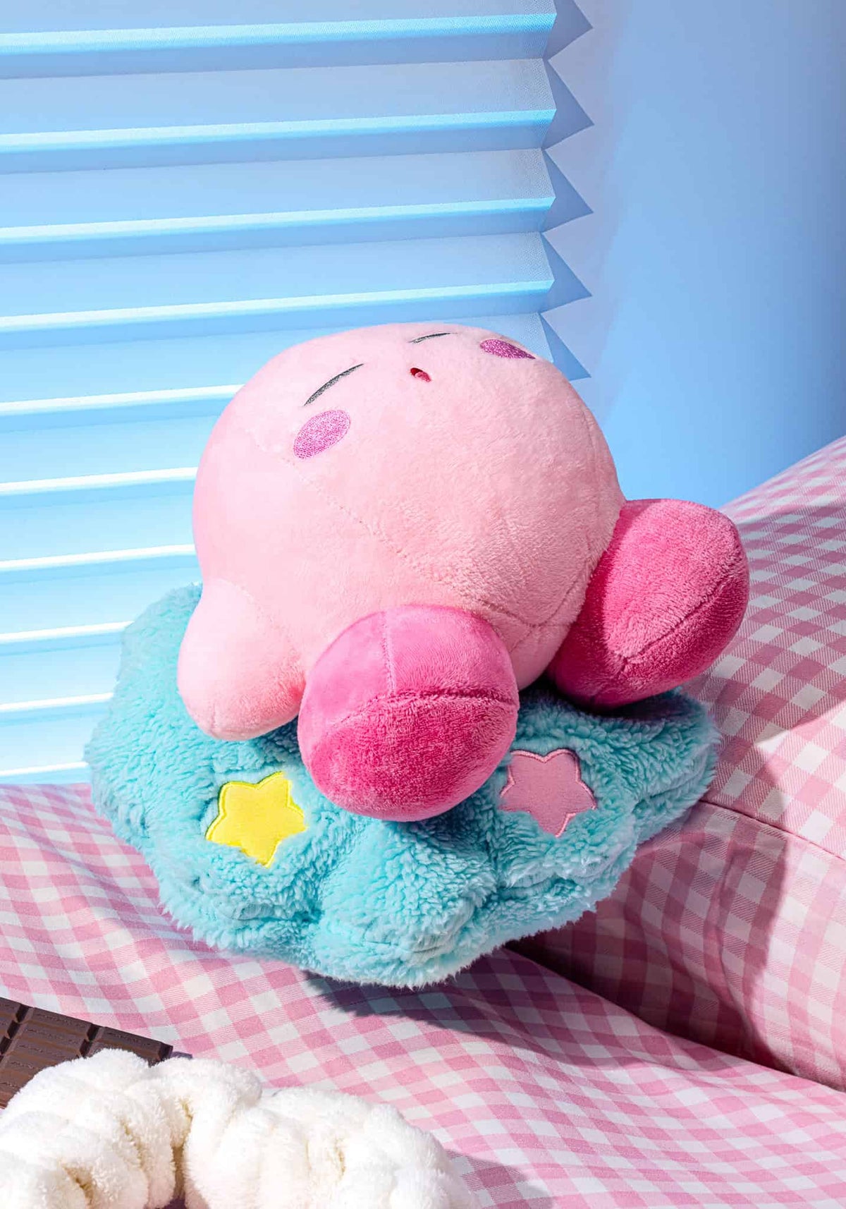 Kirby Sleeping On The Cloud Plush 10.5"
