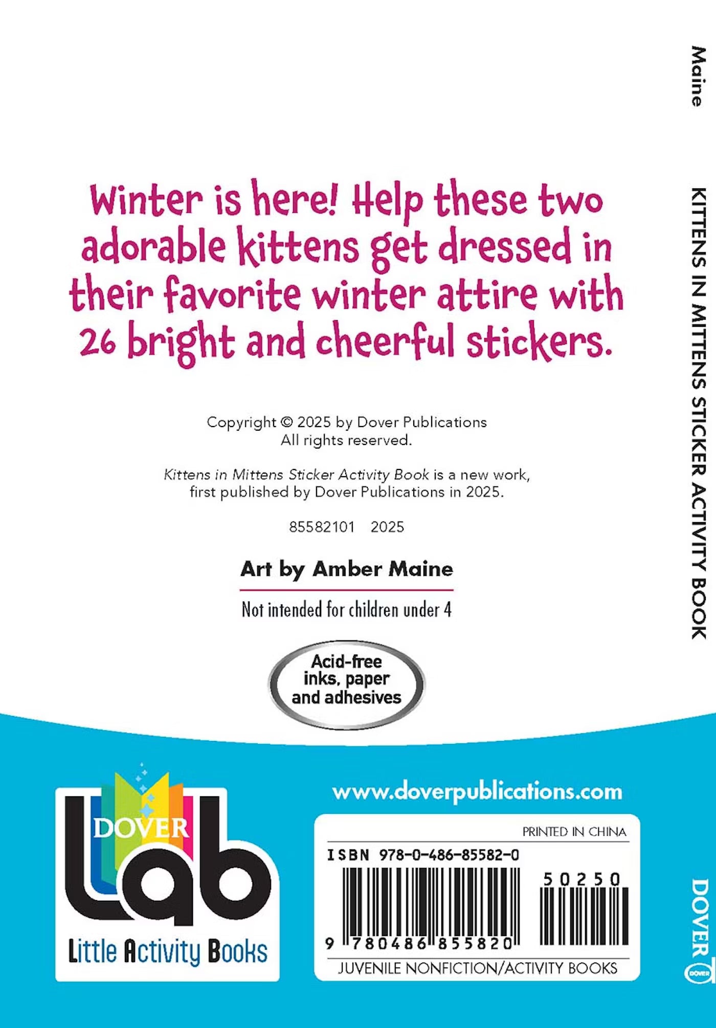 Kittens In Mittens Sticker Activity Book