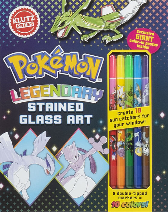 Pokemon Legendary Stained Glass Art