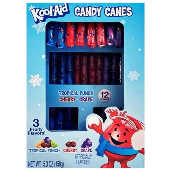 Kool-Aid Candy Canes