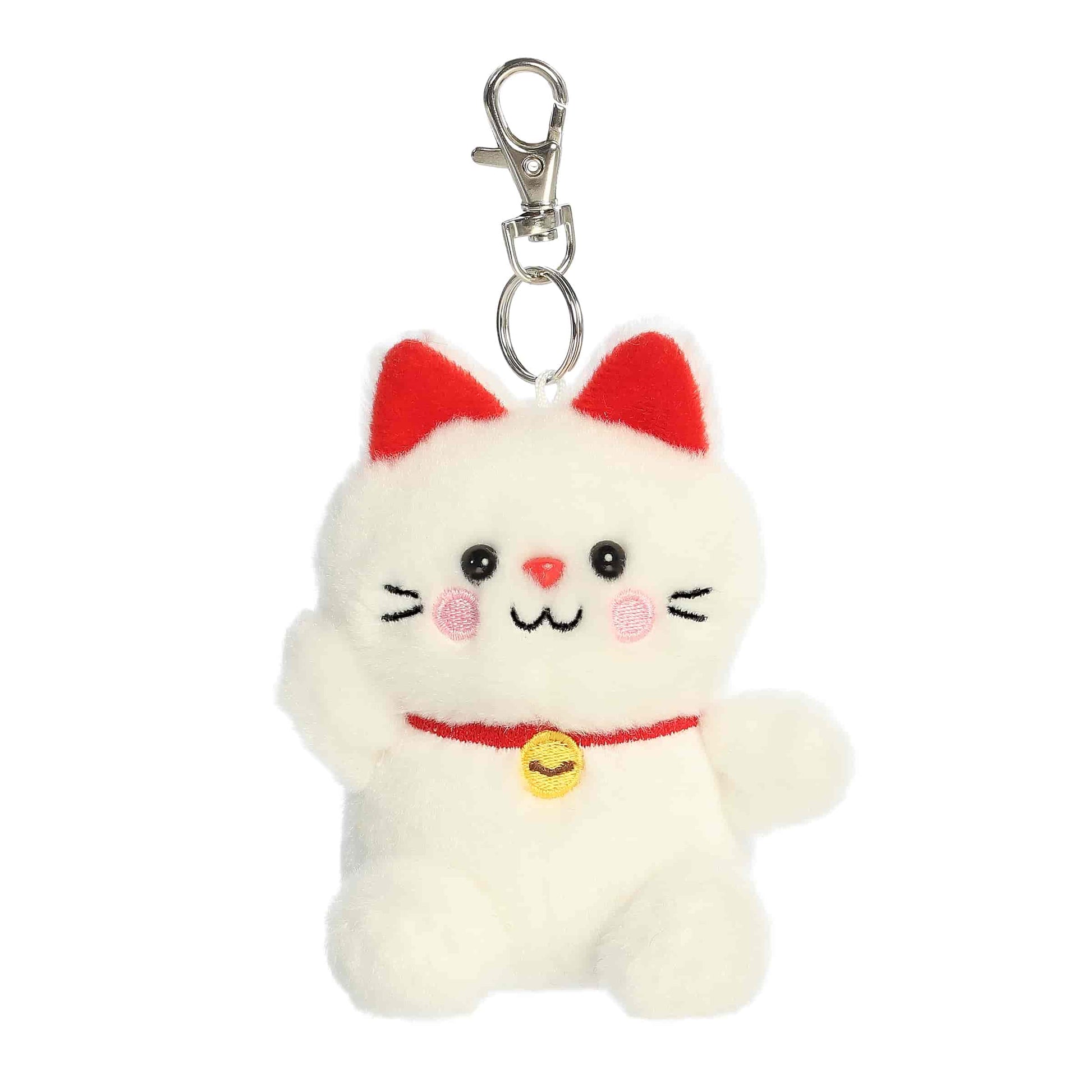 Kota Lucky Cat Clip-On Palm Pals Plush 4"