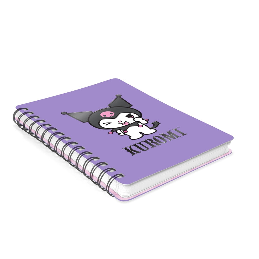 Kuromi Spiral Notebook With Sticker Sheet