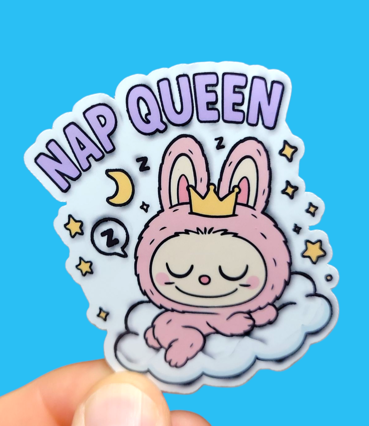Labubu Nap Queen Sticker