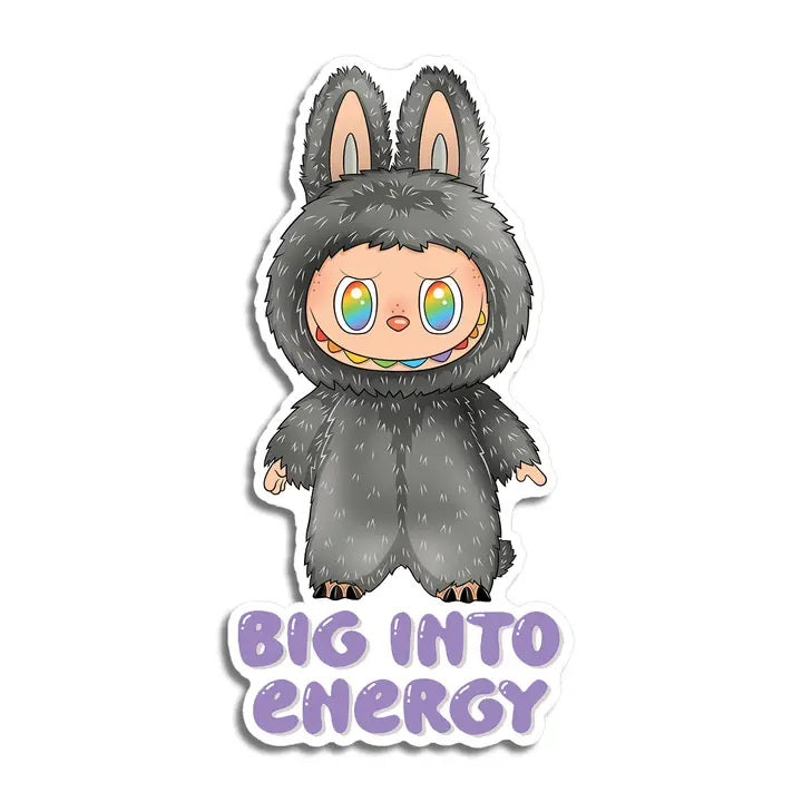 Labubu Secret Big Into Energy Die Cut Sticker