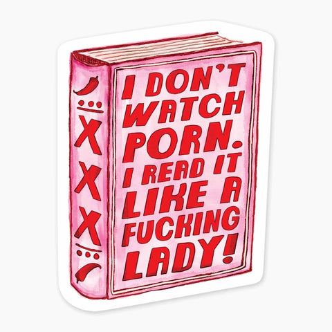 Lady Porn Sticker – www.shoptherocket.com