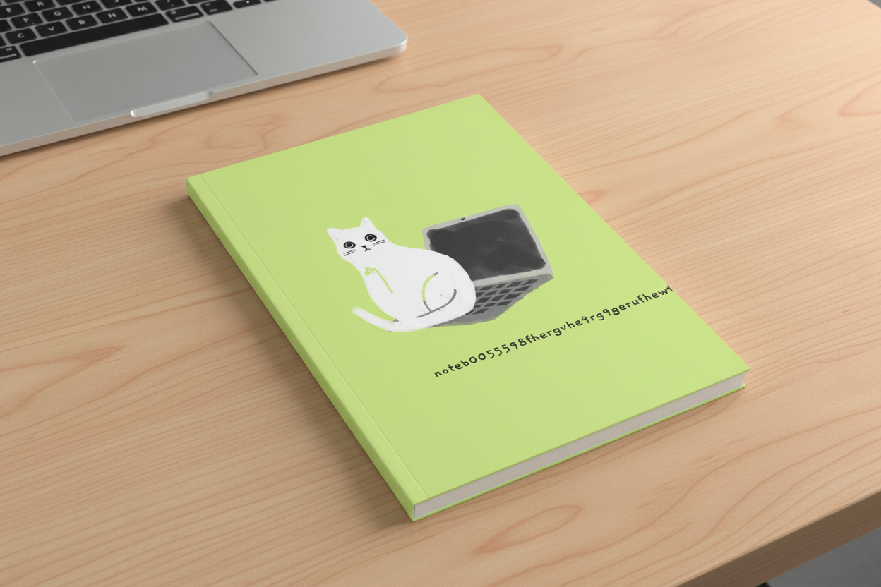 Laptop Ken The Cat Notebook
