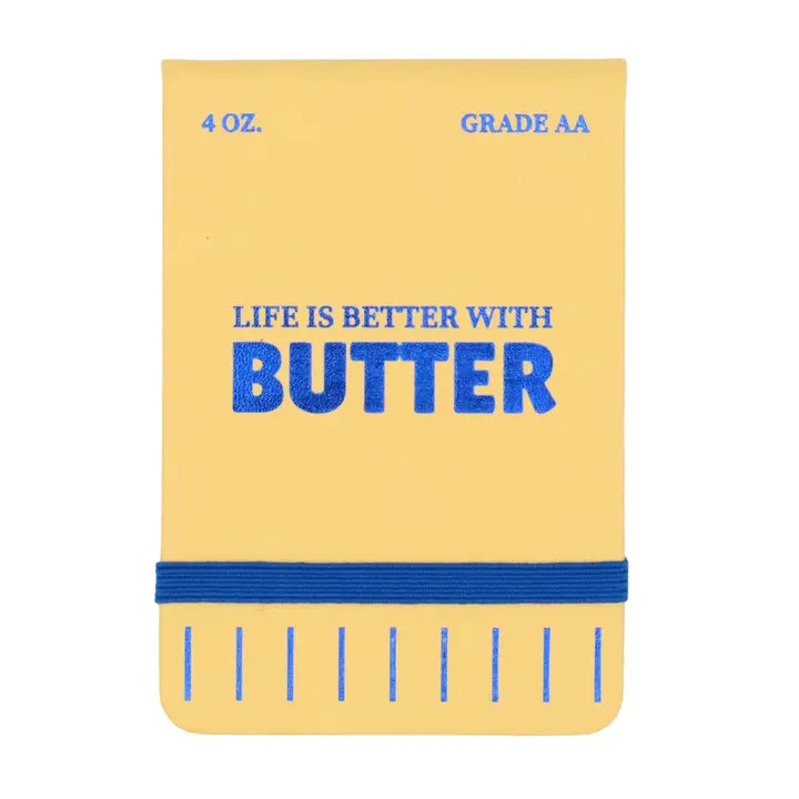 Life Is Better With Butter Pocket Journal