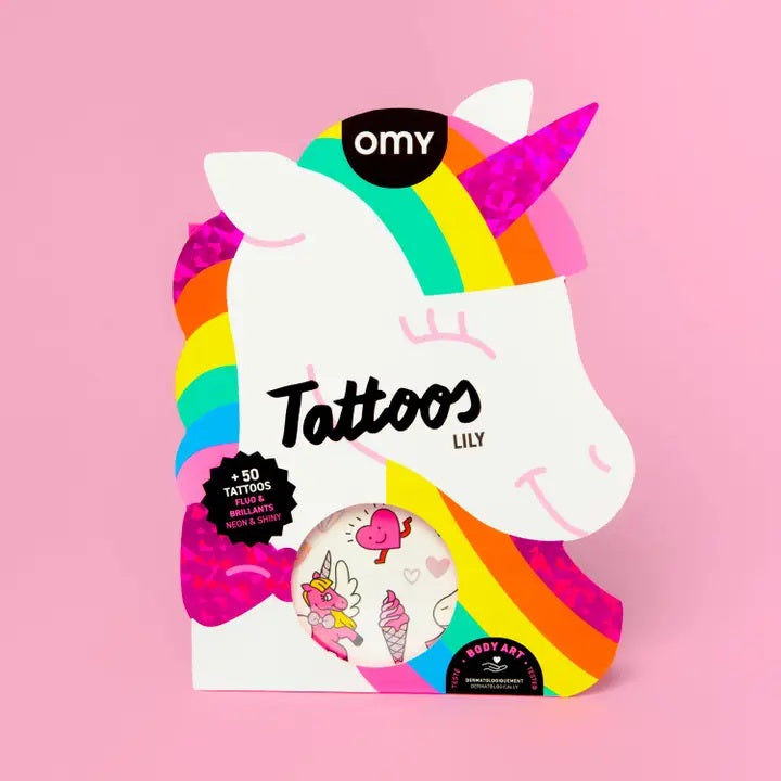 Lily Unicorn Tattoos
