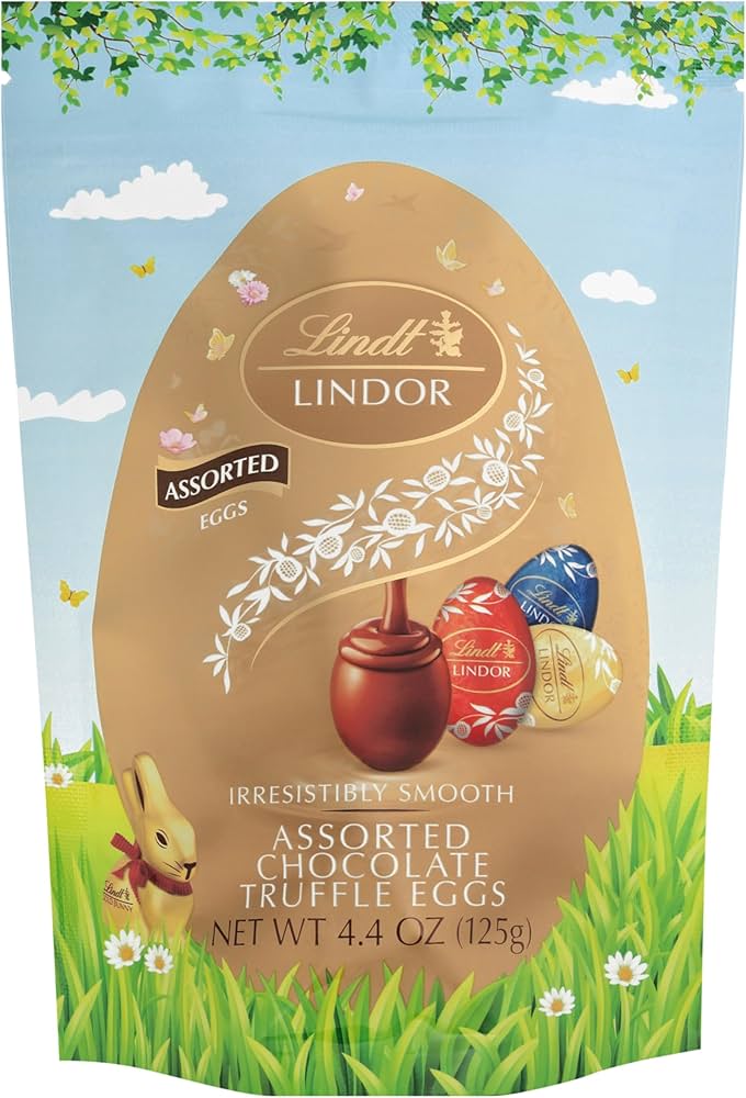 Lindt Lindor Assorted Chocolate Truffle Eggs 4.4 oz