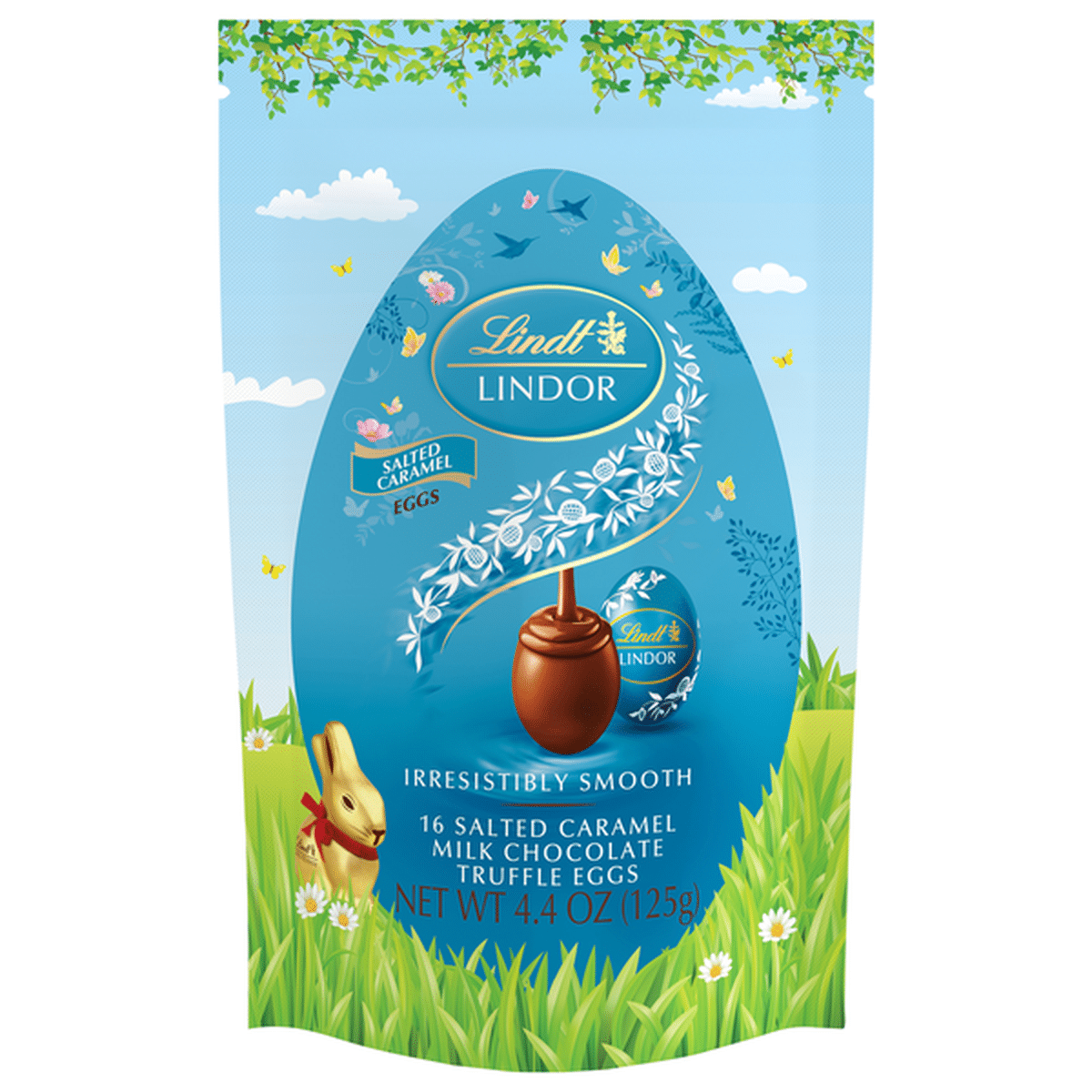 Lindt Lindor Salted Caramel Milk Chocolate Truffle Eggs 4.4 oz