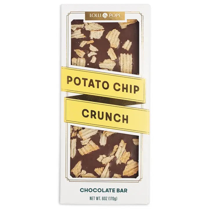Lolli & Pops Potato Chip Crunch Milk Chocolate Bar