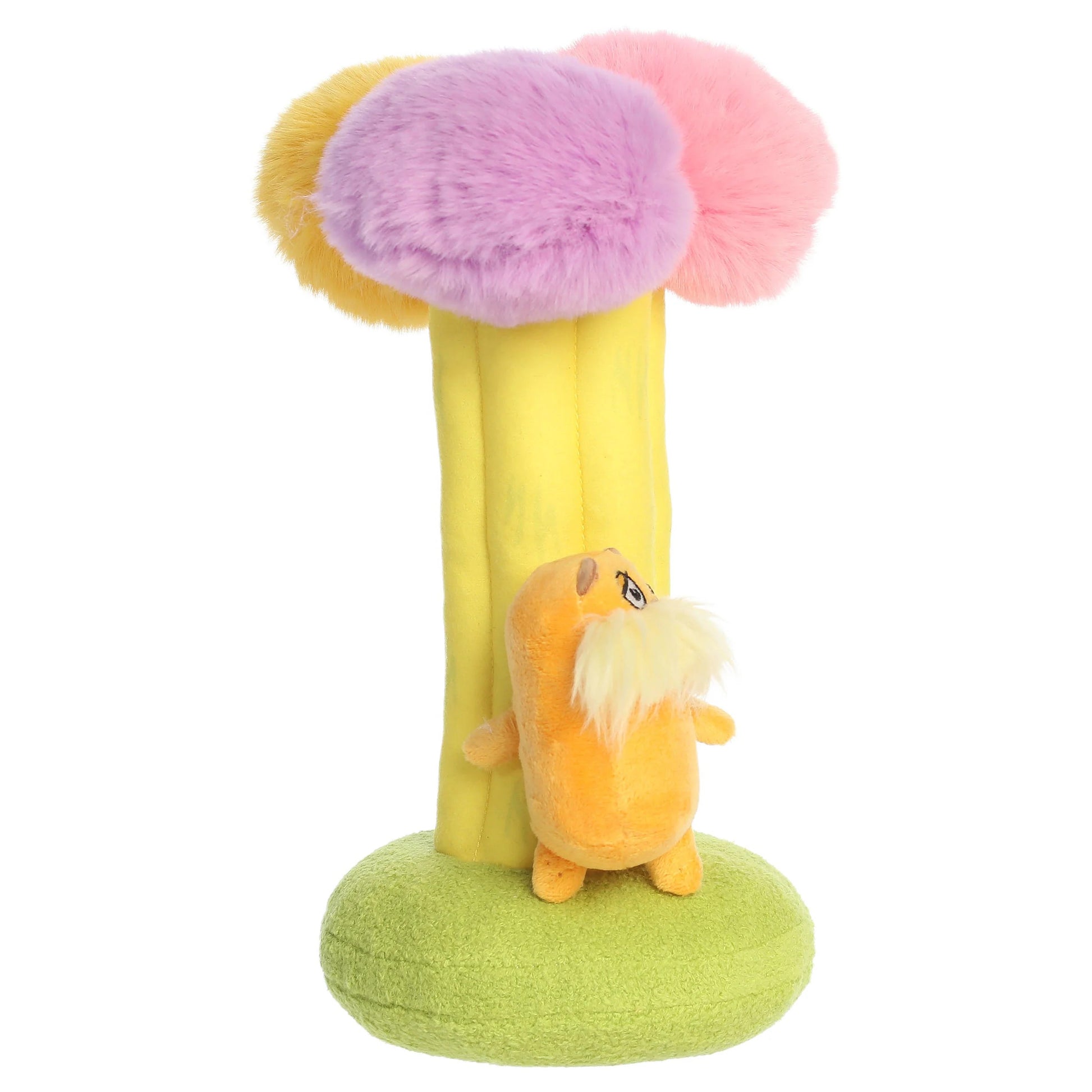Lorax Climbing Truffula Tree Plush 10.5" Dr. Seuss