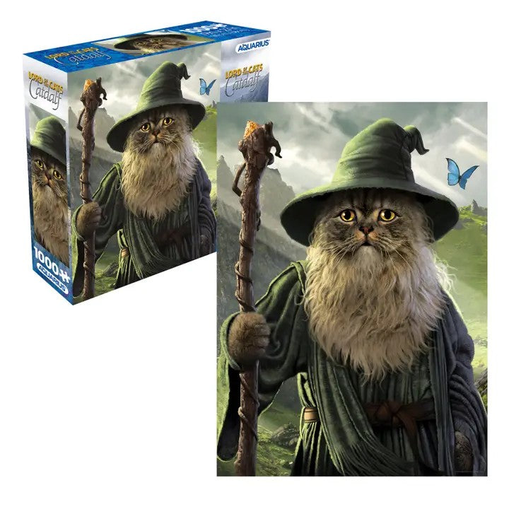 Lord Of The Cats Catalf Puzzle 1000 pc Square Box 19" x 27"