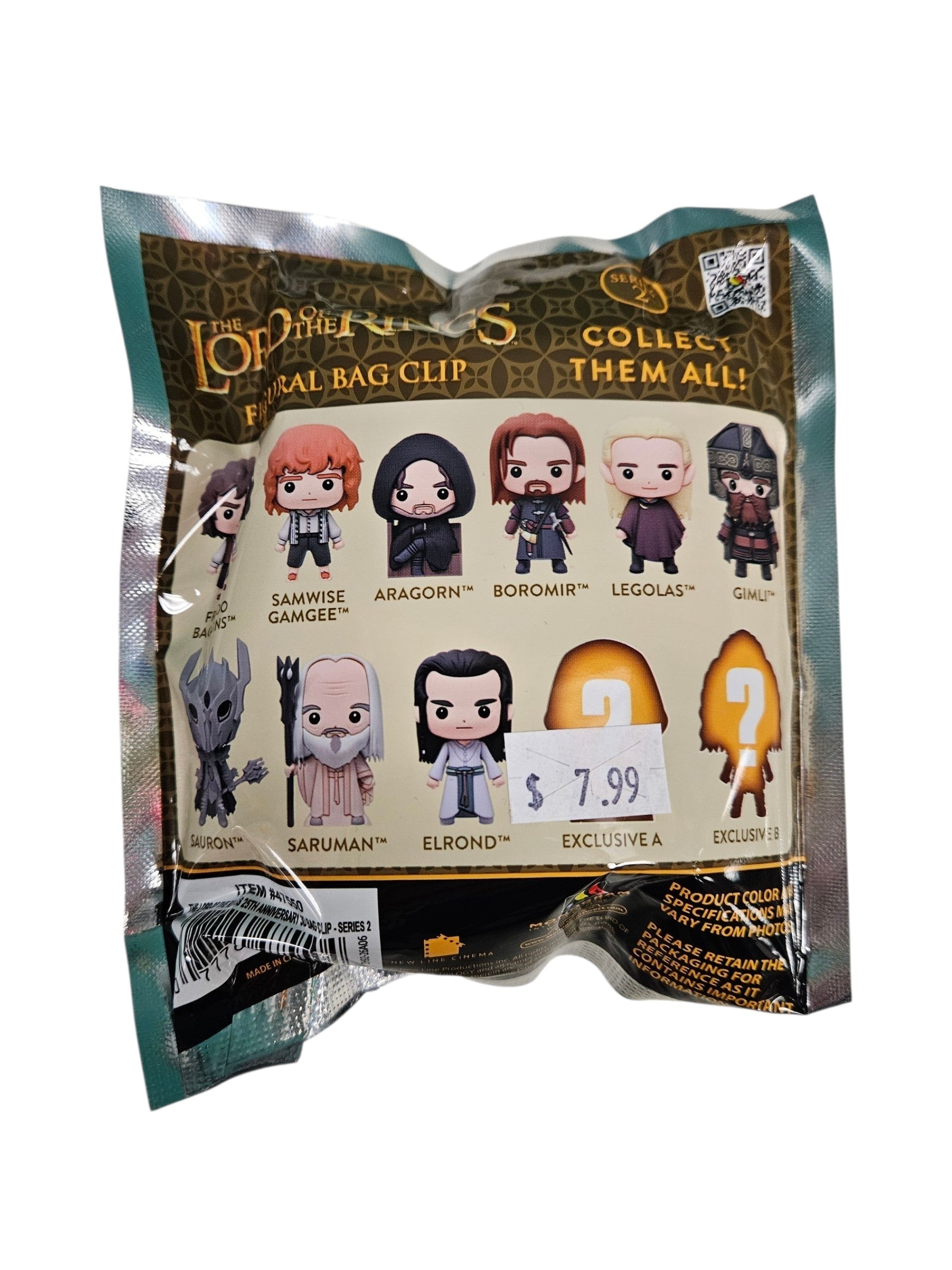 Lord Of The Rings Figural Bag Clip Series 2