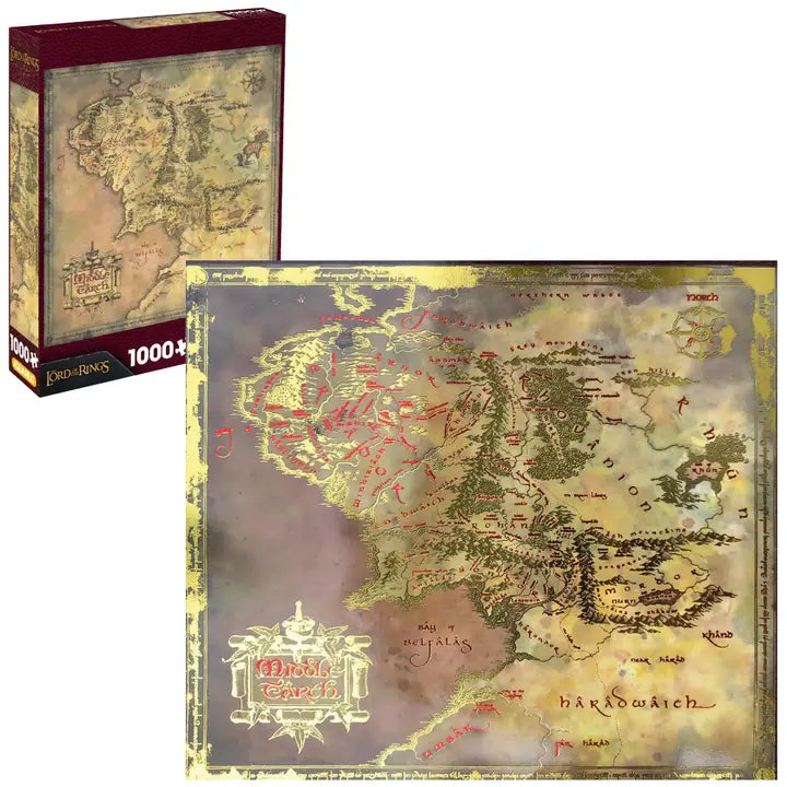 Lord Of The Rings Fire Stamp Jigsaw Puzzle 1000 pc