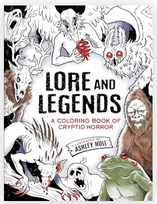 Lore & Legends Cryptid Coloring Book
