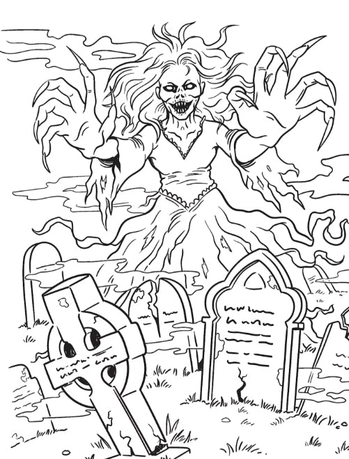 Lore & Legends Cryptid Coloring Book
