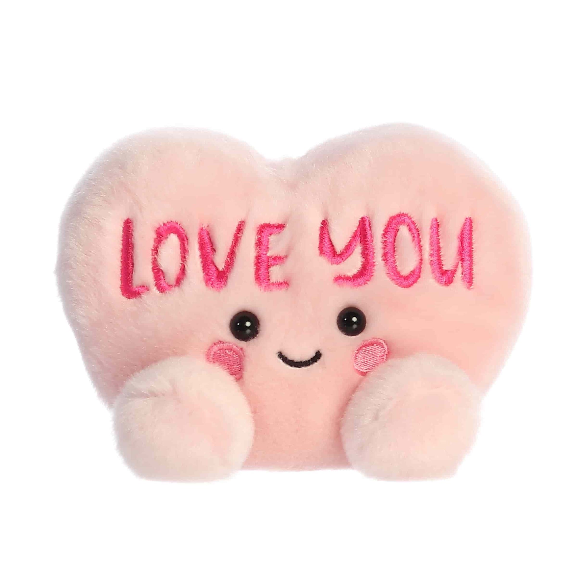 Love You Candy Heart Palm Pals Plush 5"