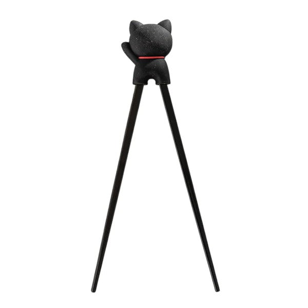 Lucky Cat Chopsticks Black