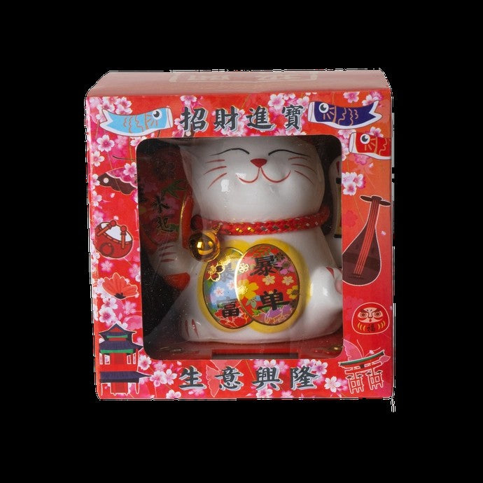 Solar Powered Lucky Cat 5"