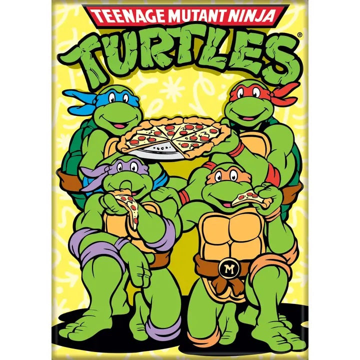 MAGNET Teenage Mutant Ninja Turtles Group Pizza