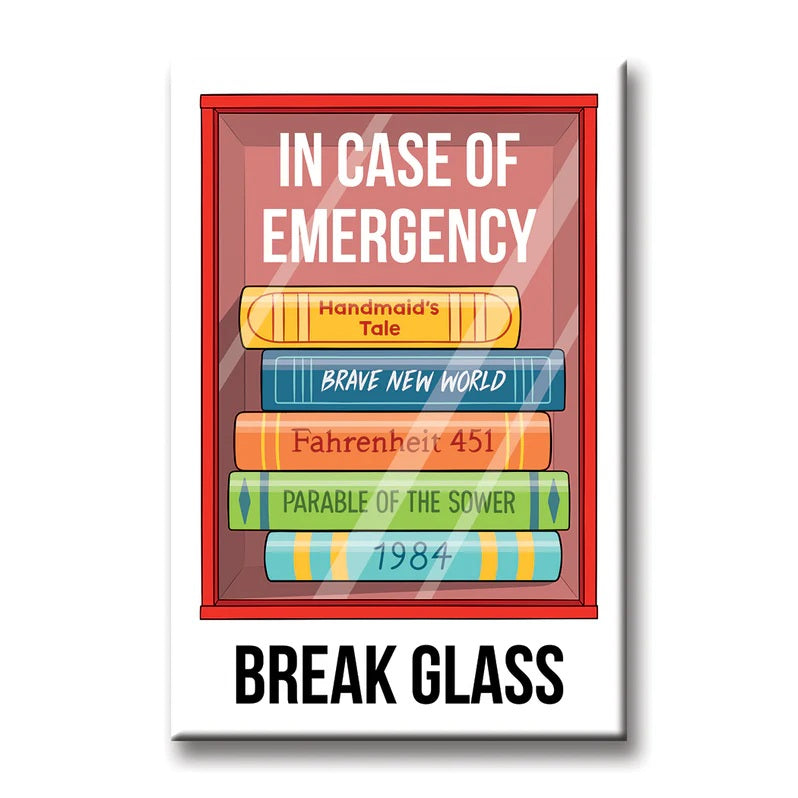MAGNET Books In Case Of Emergency