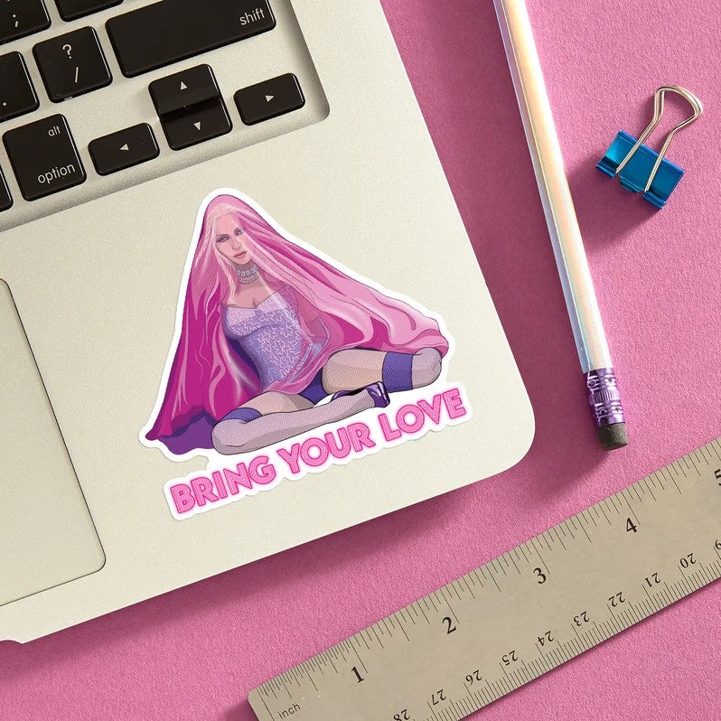 Madonna Bring Your Love Die Cut Sticker